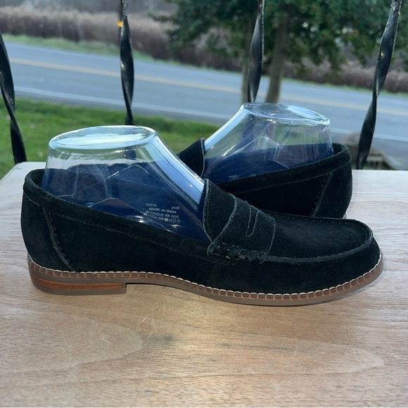 Hush Puppies Wren, Suede Loafers, Black, Size 8M NWOB - Picture 8 of 12